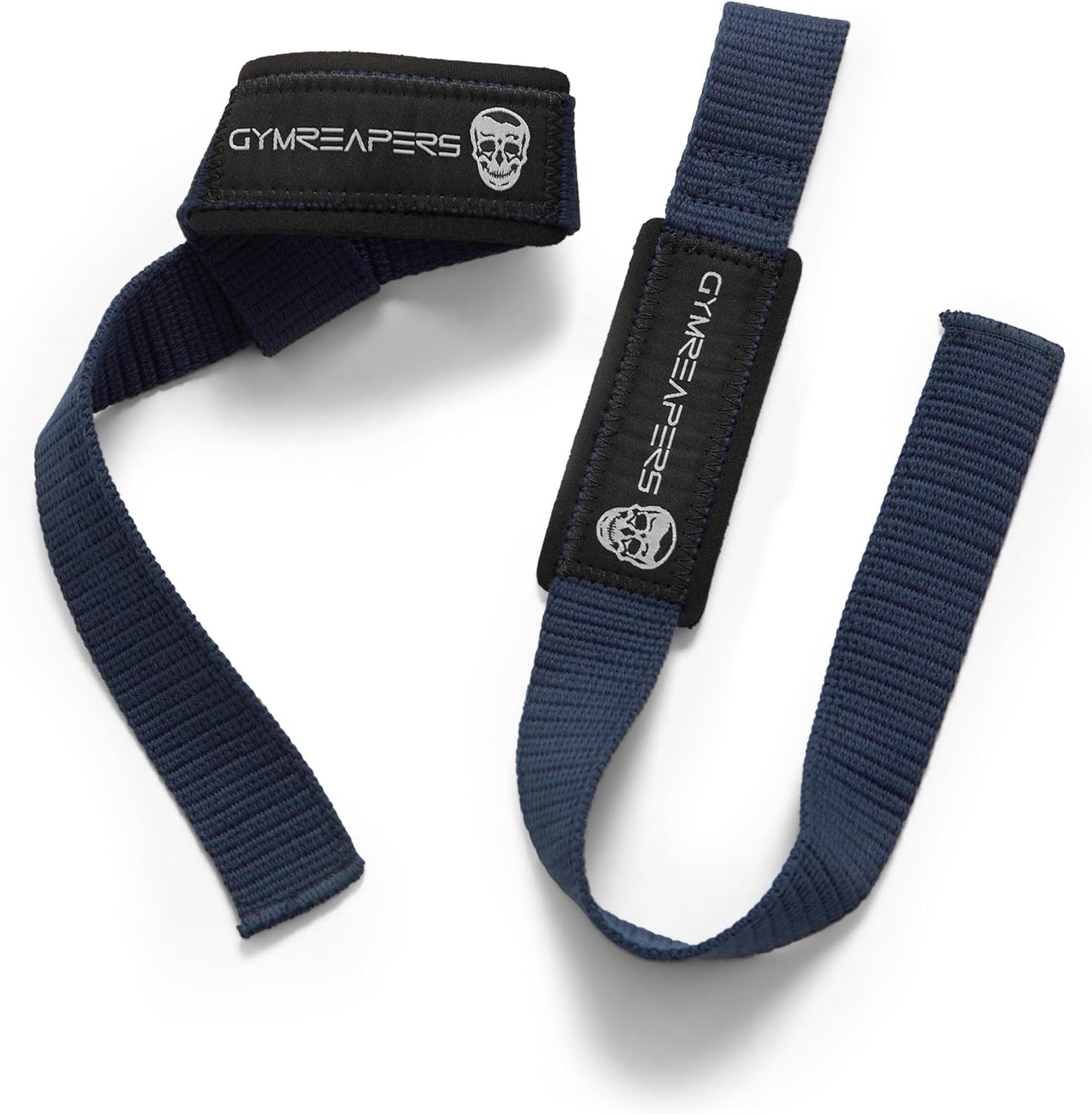 Padded Neoprene Lifting Wrist Straps for Weightlifting, Powerlifting, Strength Training - 18 inch Cotton - Gymreapers