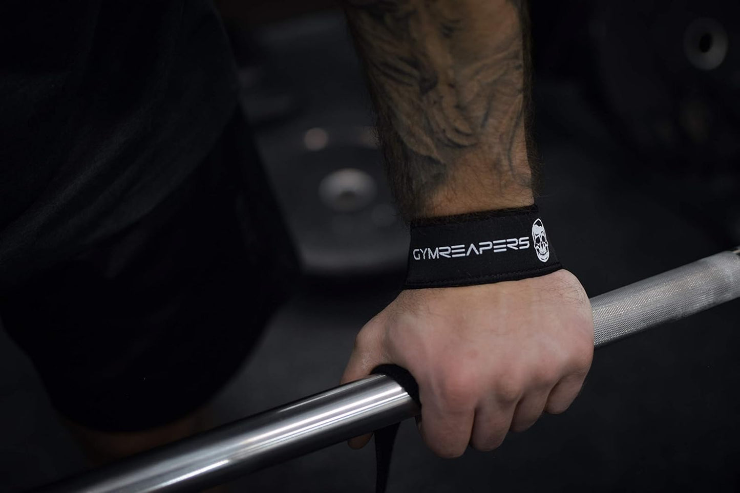 Padded Neoprene Lifting Wrist Straps for Weightlifting, Bodybuilding, Powerlifting - Gymreapers