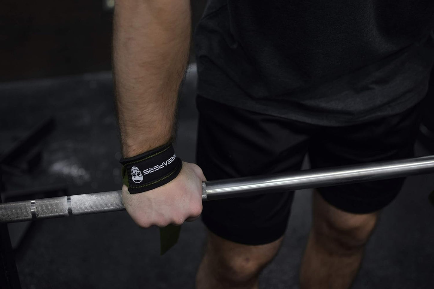 Padded Neoprene Lifting Wrist Straps for Weightlifting, Bodybuilding, Powerlifting - 18 inch Cotton for Strength Training & Deadlifts
