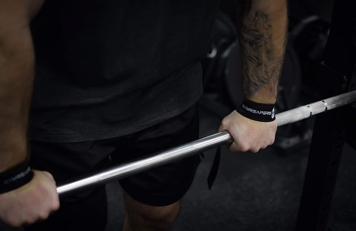 Padded Neoprene Lifting Wrist Straps for Weightlifting, Bodybuilding, Powerlifting - Gymreapers