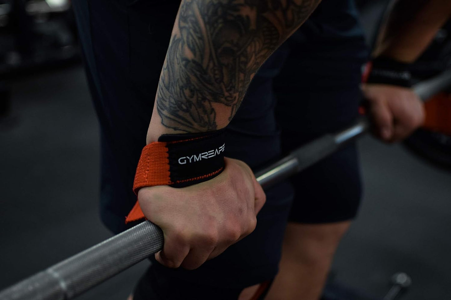 Padded Neoprene Lifting Wrist Straps for Weightlifting, Deadlifts, Powerlifting - 18 inch Cotton - Gymreapers