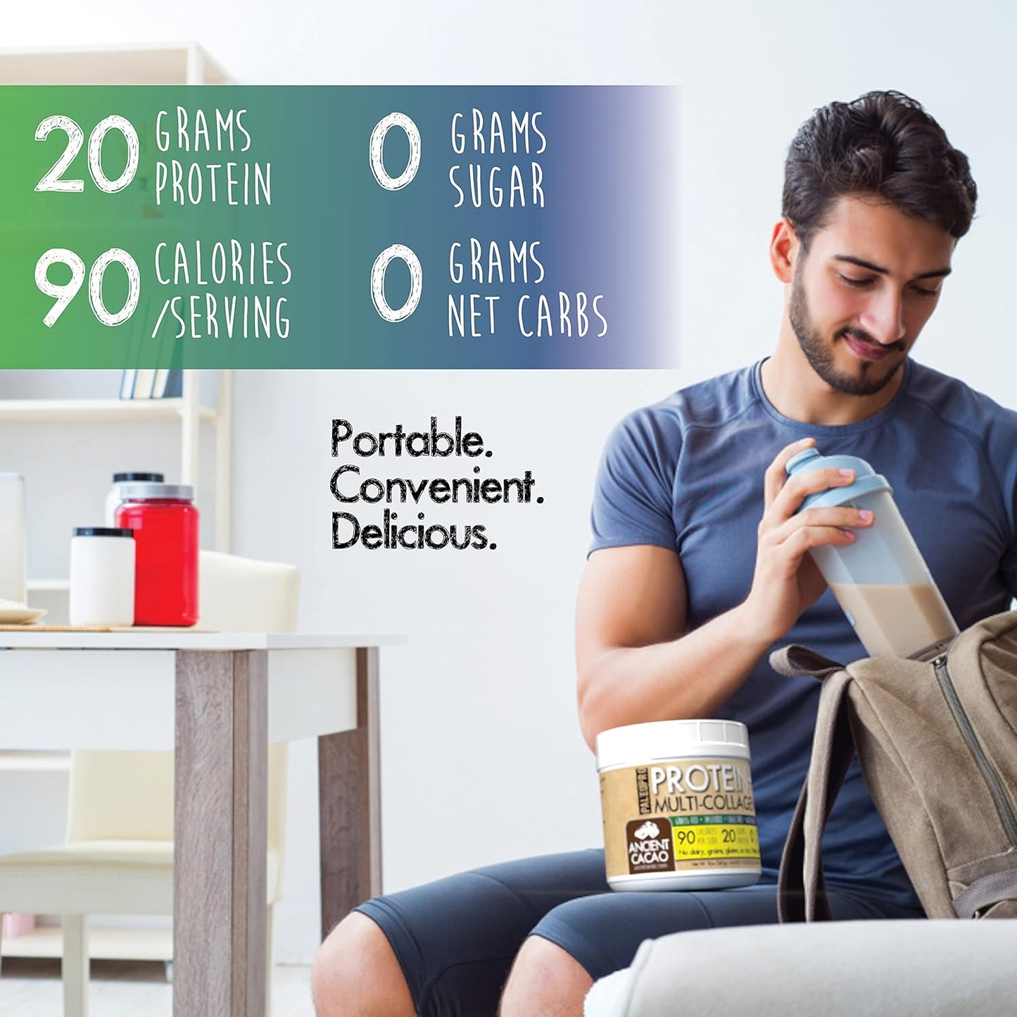 PaleoPro® Protein+ Multi-Collagen in Aztec Vanilla Flavor for Paleo Diet
