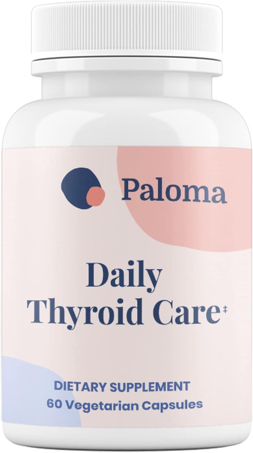 Paloma Thyroid Support Supplement for Daily Care | Gluten-Free, Iodine-Free, Dairy-Free, GMO-Free
