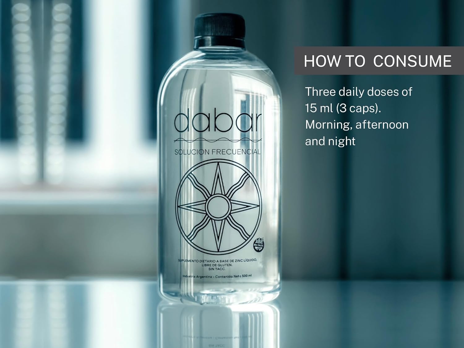 Patagonia Argentina Ormus Zinc Supplements - Natural Zinc Boost for Men and Women with Dabar Frecuencial Frequency Solution