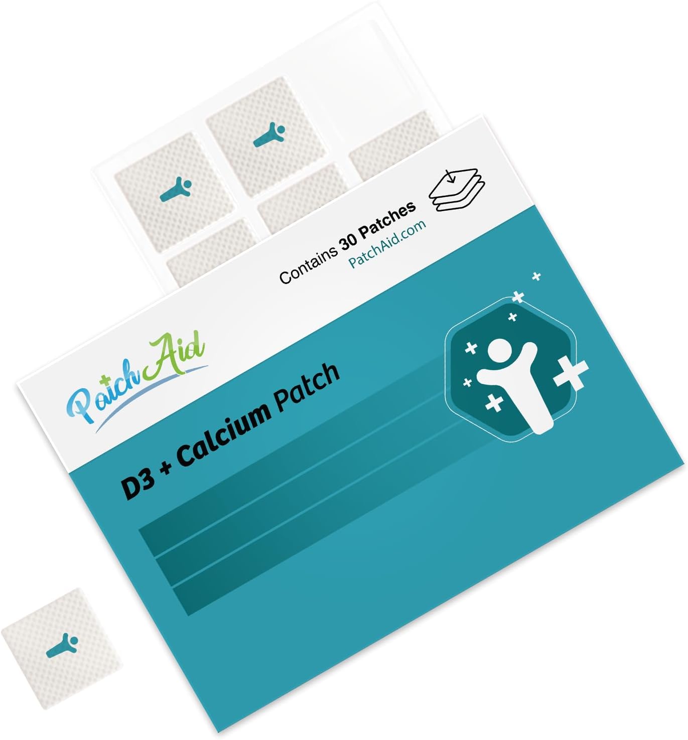 PatchAid Patch for Topical D3 and Calcium - 30-Day Supply