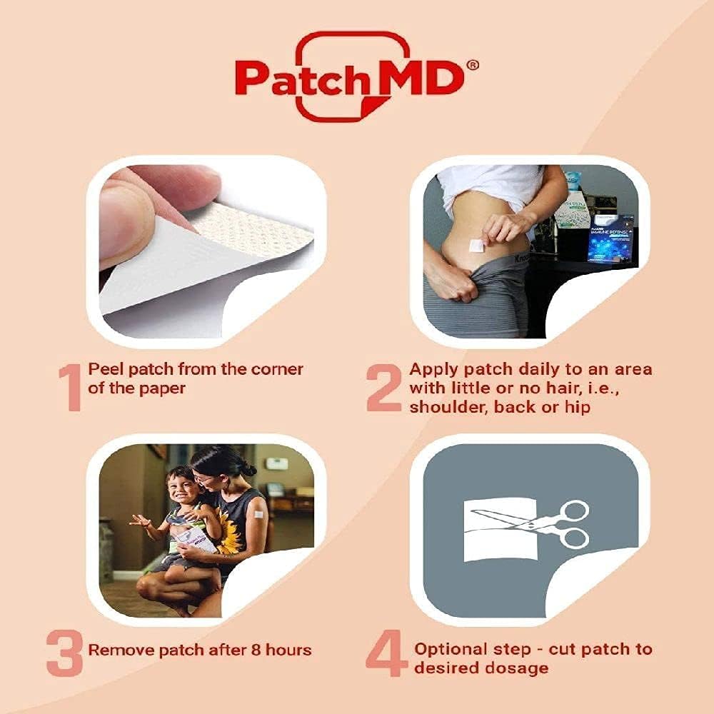 PatchMD Biotin Plus Patches - 30 Day Supply for Hair, Skin, and Nails