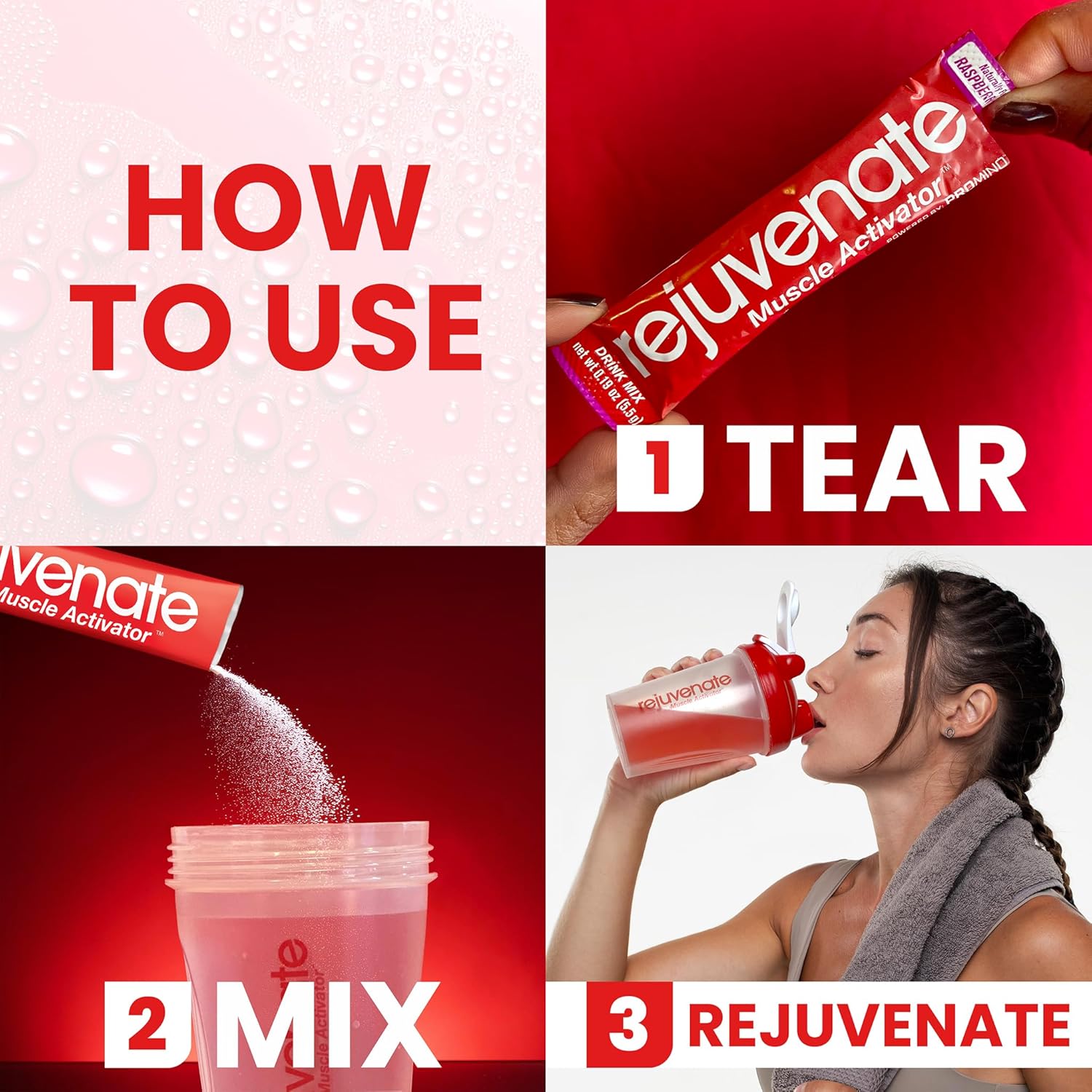 Patented EAA Muscle Building Drink Sticks - 11x Better Than Whey Protein, Citrus Blast Flavor, 14 Count