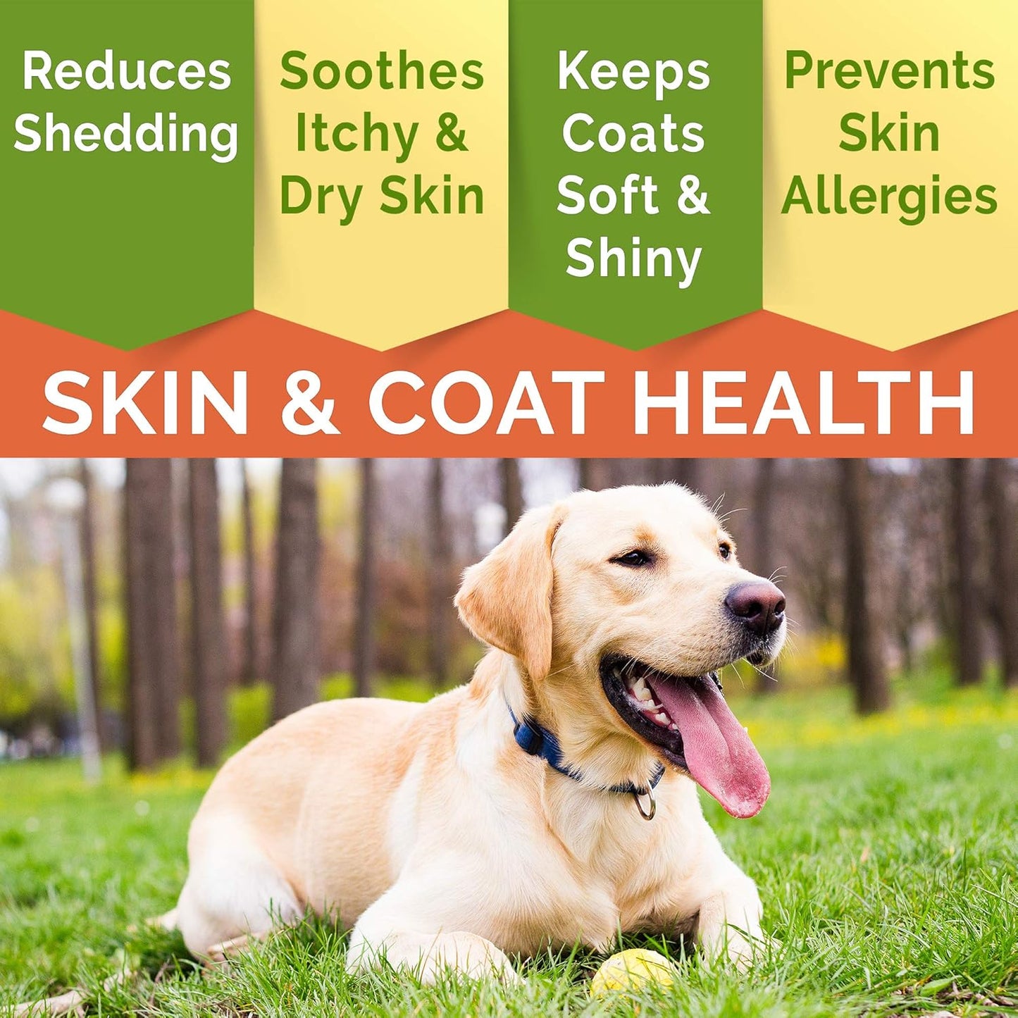 PAWFECTCHEW Alaskan Salmon Oil Chews for Dogs - Omega 3 Allergy Relief - Joint & Skin Health - EPA & DHA Fatty Acids - Itch & Shedding Relief