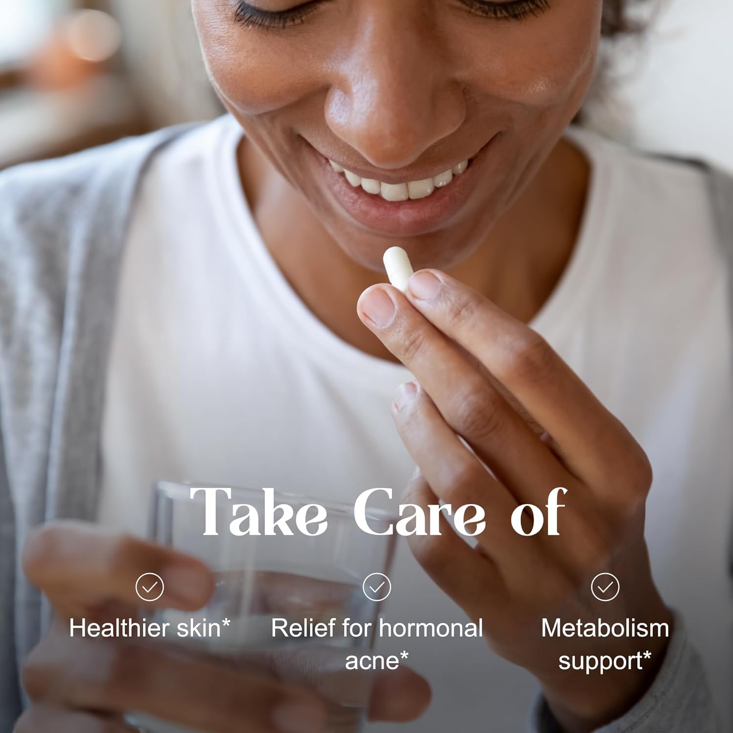 PCOS Queen Pure Inositol Supplement 40:1 Ratio - Supports Fertility, Skin, & Menstrual Health - 3 Bottles