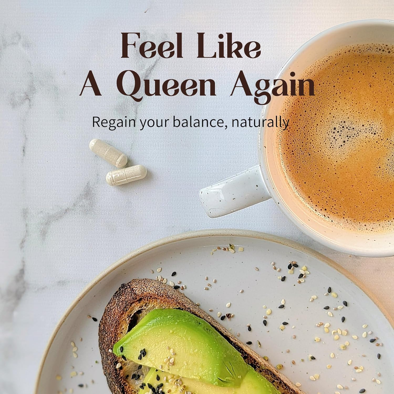 PCOS Queen Pure Inositol Supplement 40:1 Ratio - Supports Fertility, Skin, & Menstrual Health - 3 Bottles