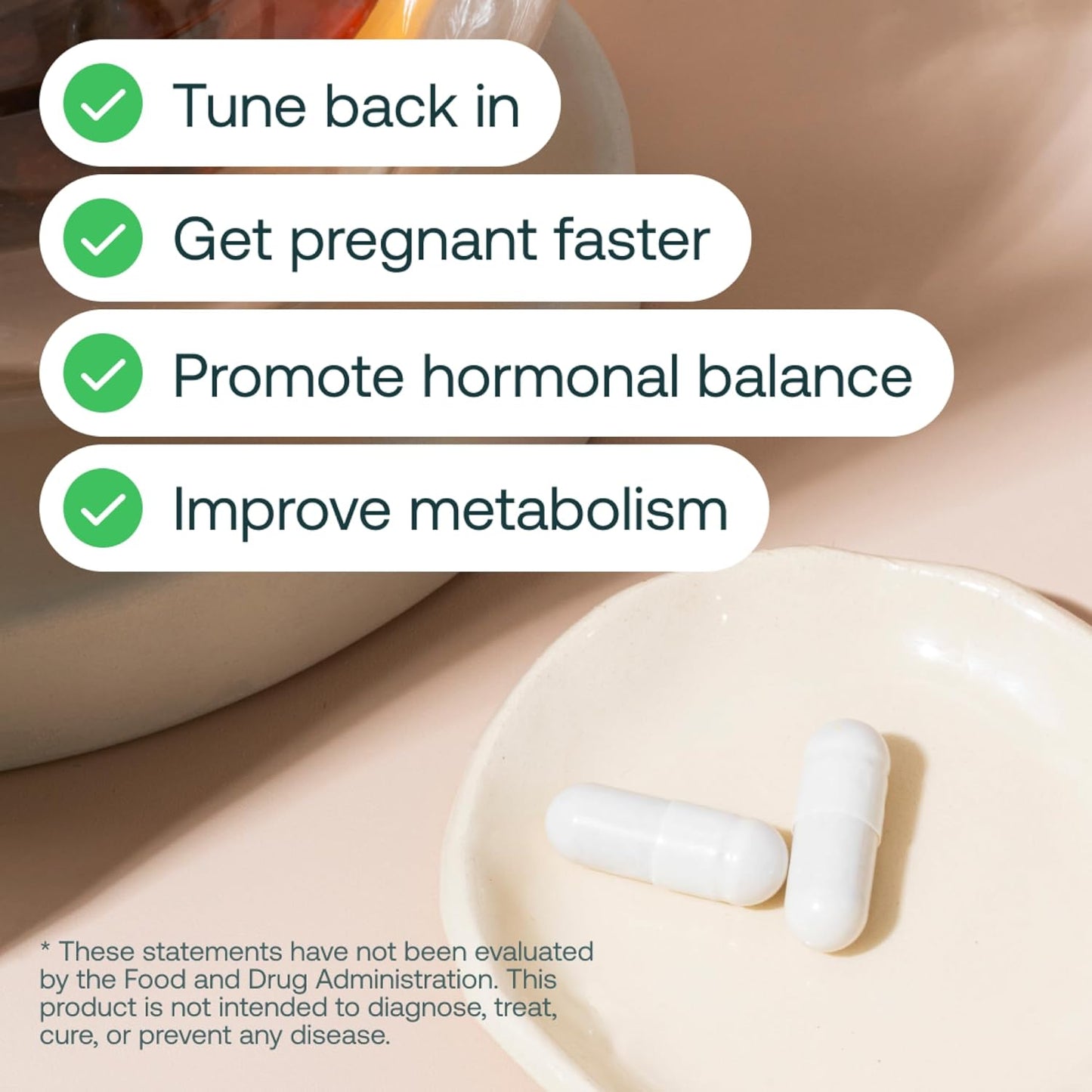 PCOS Supplement with Myo Inositol, D-Chiro Inositol, Vitamin D3, Vitamin B9 - Promotes Hormonal Balance, Ovarian Health, Metabolism - 90 Capsules
