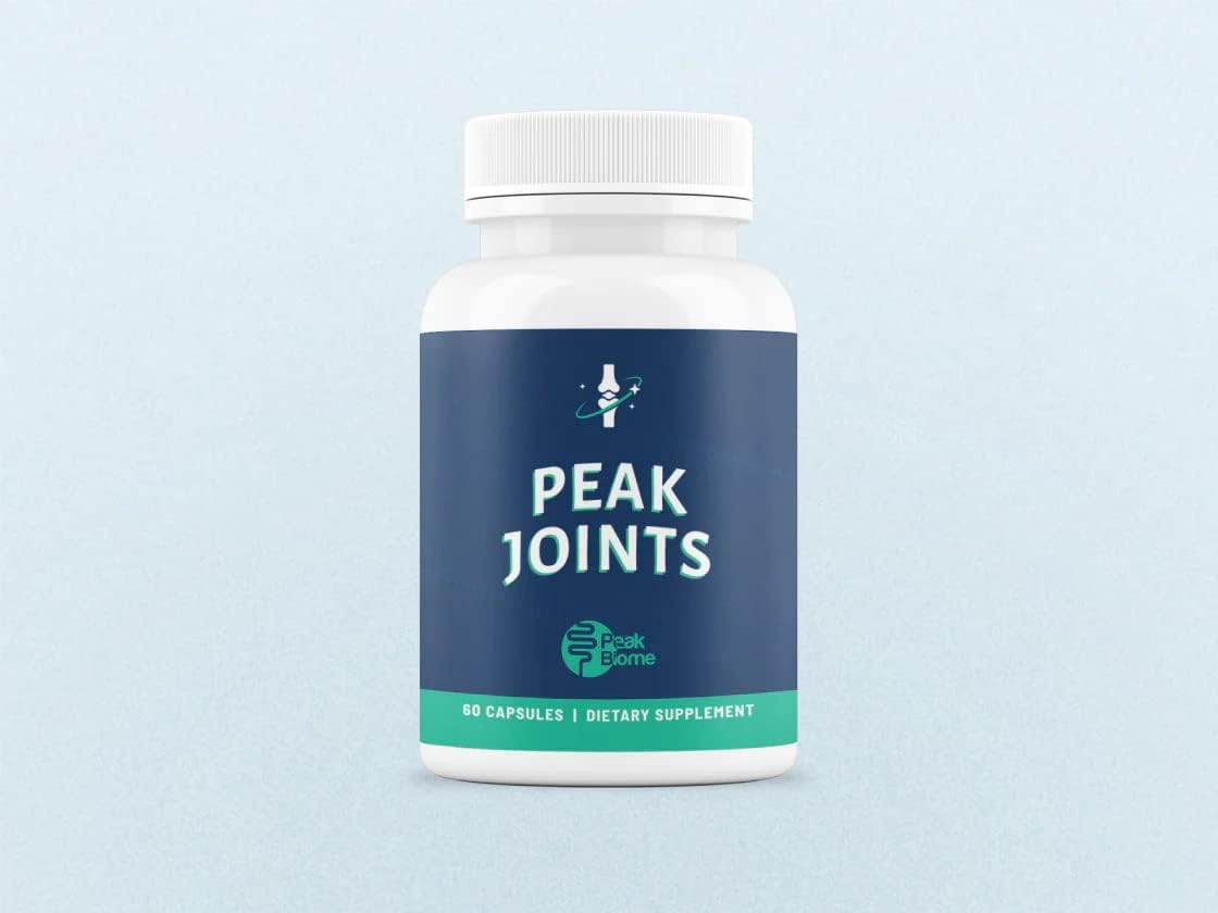 Peak Biome Joint Support Supplement with MSM & Hyaluronic Acid for Joint Comfort & Flexibility