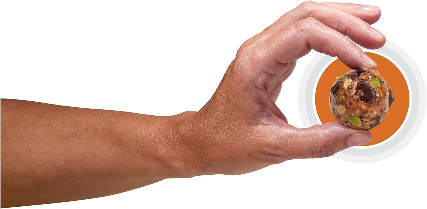 Peanut Butter Chocolate Clean Energy Bites - M MODBALLS Hardcore Healthy Bites, 20 Servings, Pure Fuel Not Stimulants