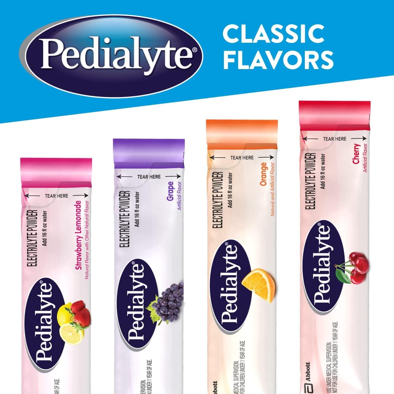 Pedialyte Strawberry Lemonade Electrolyte Powder Packets - 18 Single-Serving Hydration Drink Packets - BoostGo Australia