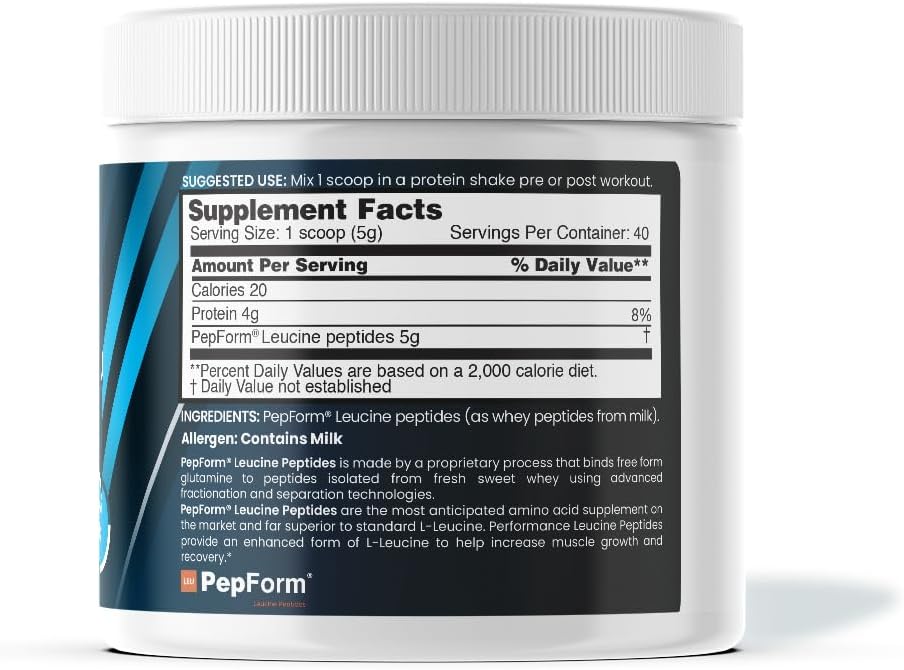PepForm™ Leucine Peptides: Essential Post-Workout Amino Acid for Muscle Building & Recovery - BoostGo Australia