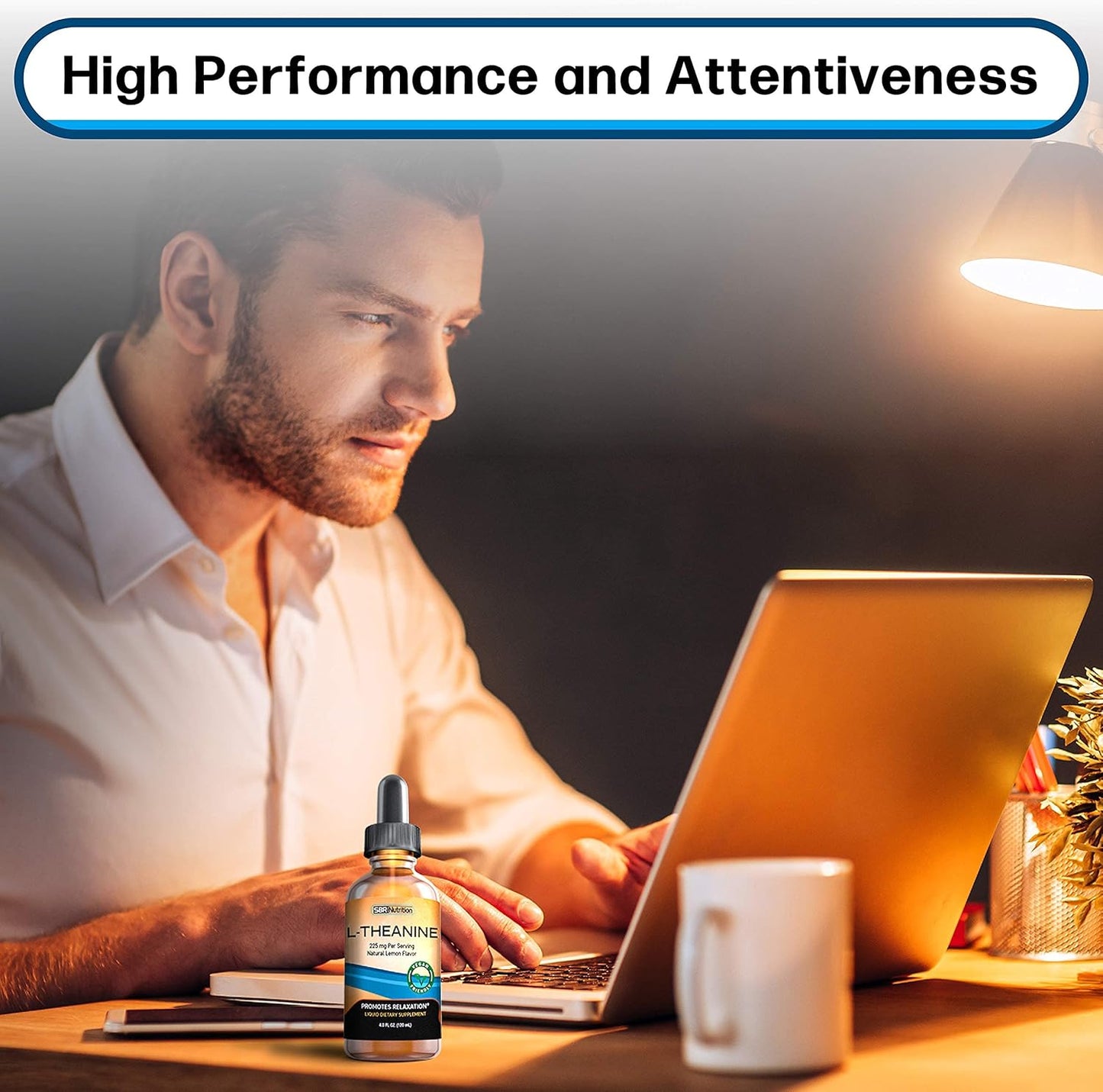 Peppermint Liquid Drops Bundle: Vitamin D3K2 (MK7) and L-Theanine for Adults & Kids, Non-GMO, Gluten Free