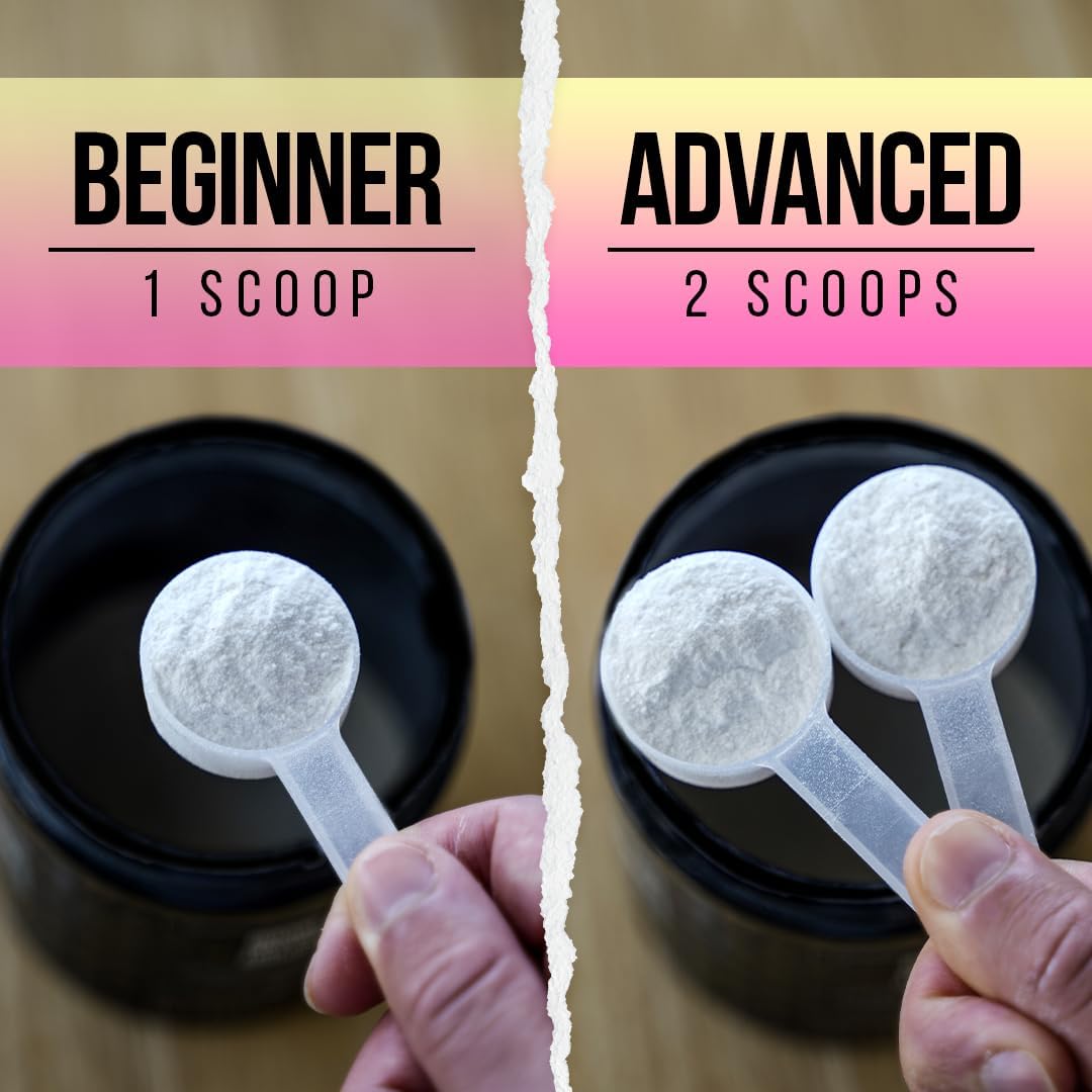 Performance-Boosting Pre Workout Supplement with Creatine, Beta Alanine, L-Citrulline, and Caffeine (30 Servings, King Lemonade)