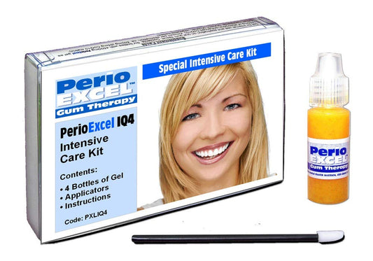 Perioexcel Gel IQ4 Gum Therapy for Sensitive Dental Care - Advanced Bleeding Solution