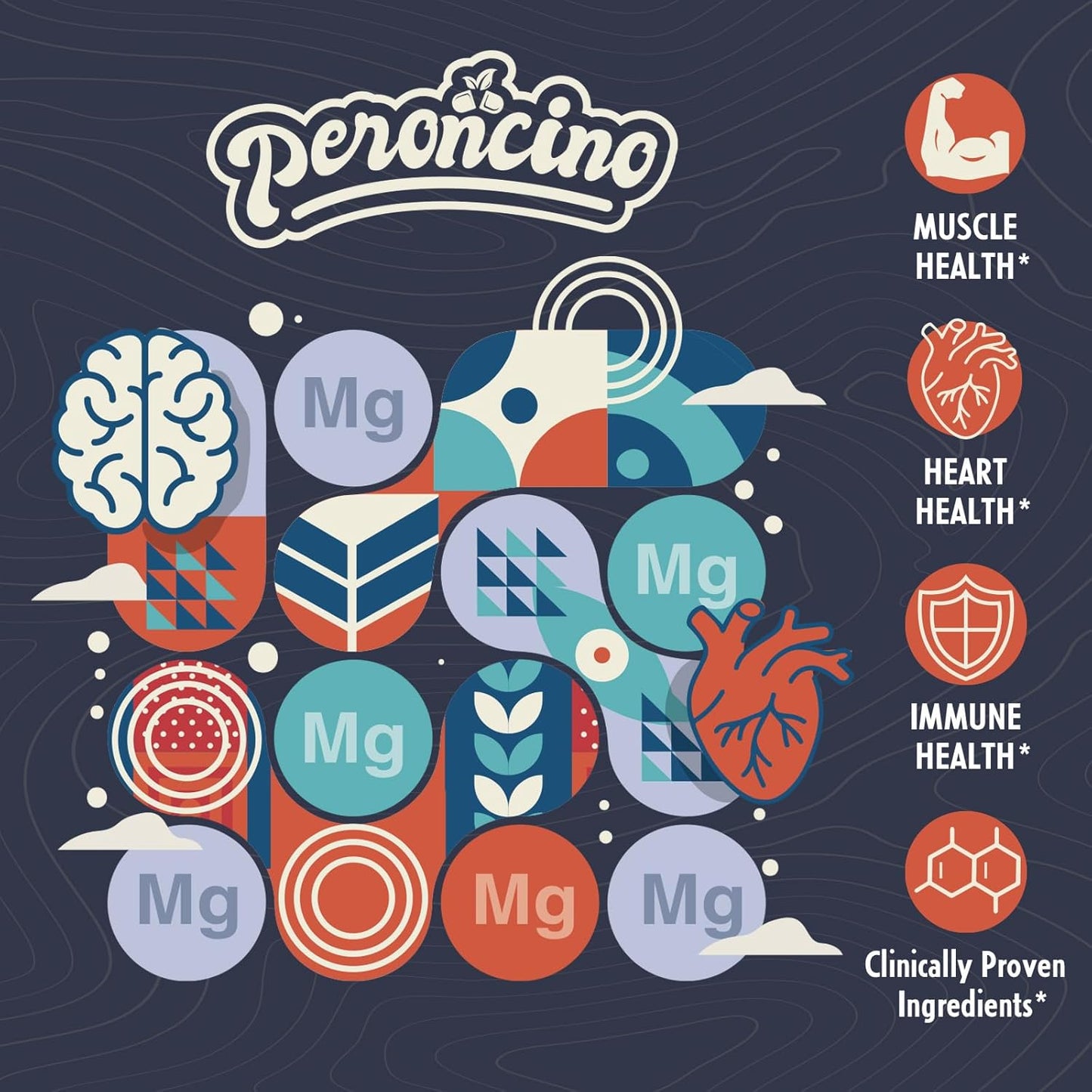Peroncino Liposomal Magnesium Citrate Drops with Vitamin B6 and Zinc for Gut, Bone Health, Mood, Stress - 60ml