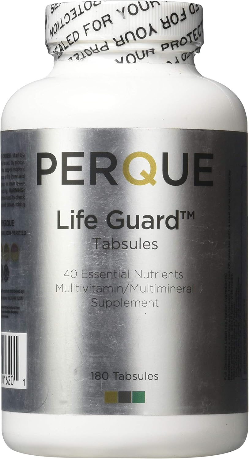 Perque Life Guard 180 Tablets - Comprehensive Daily Multivitamin Supplement