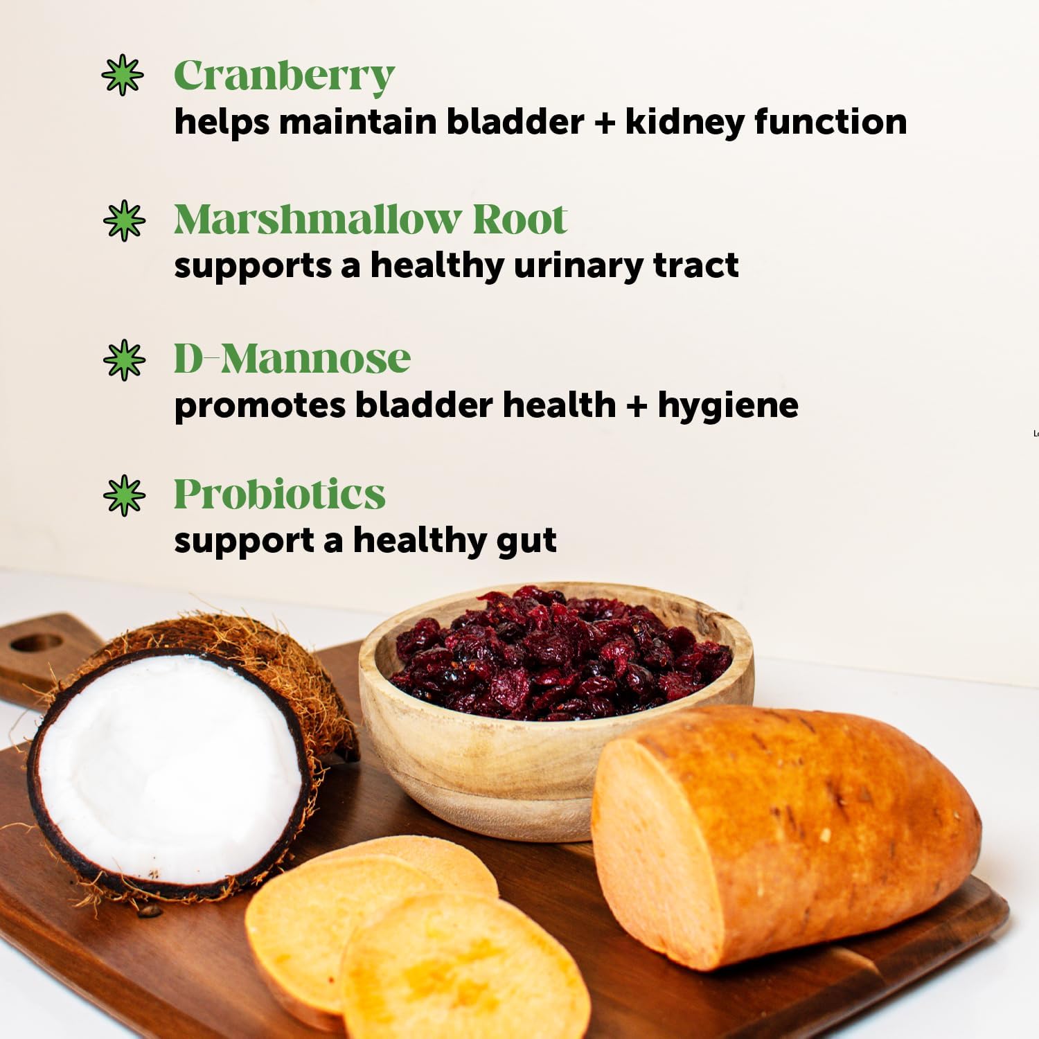 Pet Honesty Cranberry Bladder Health Supplement for Dogs - Supports Urinary Tract, Bladder, & Kidney Health - Bacon Flavor - Active Cranberry & D-Mannose Ingredients