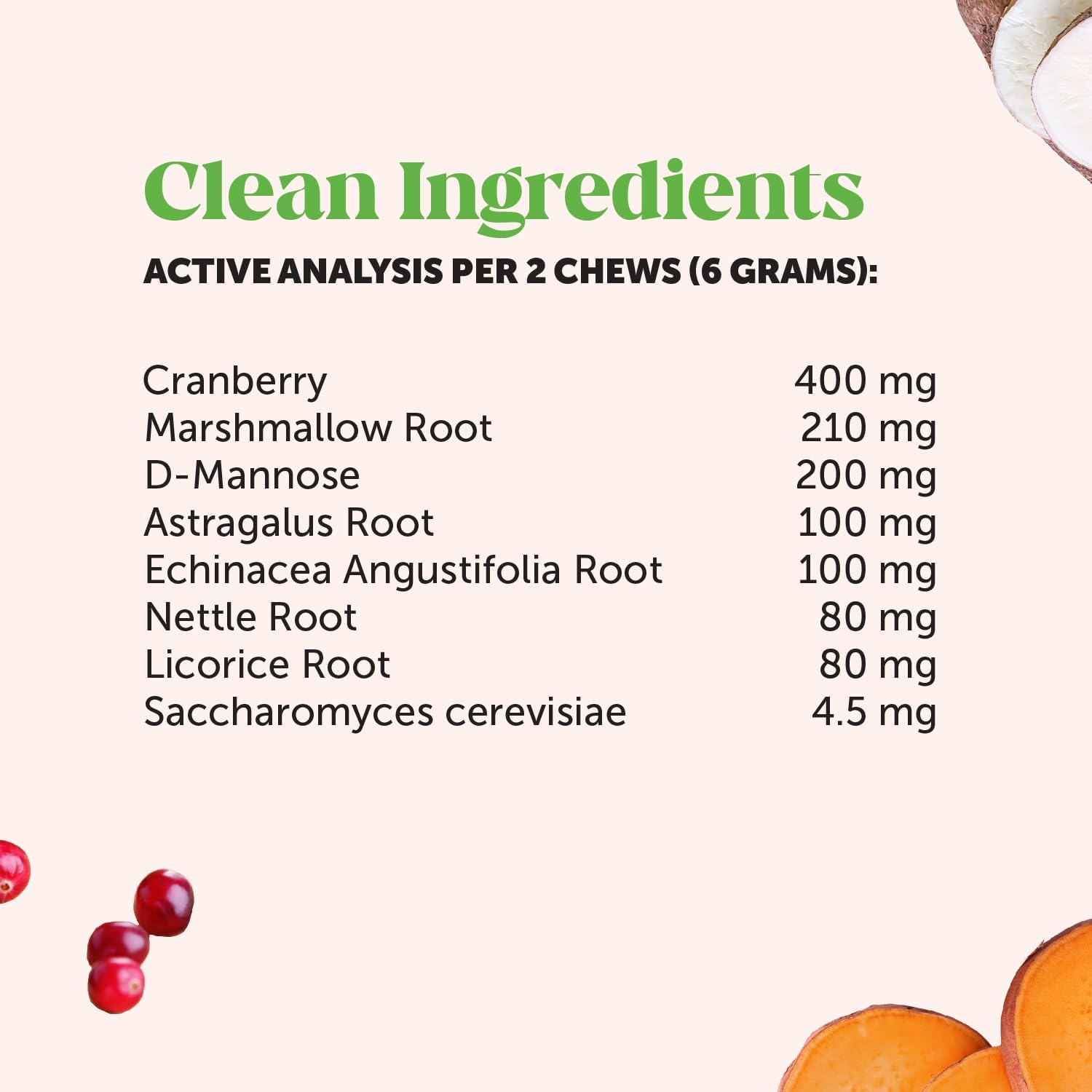 Pet Honesty Cranberry Bladder Health Supplement for Dogs - Supports Urinary Tract, Bladder, & Kidney Health - Bacon Flavor - Active Cranberry & D-Mannose Ingredients