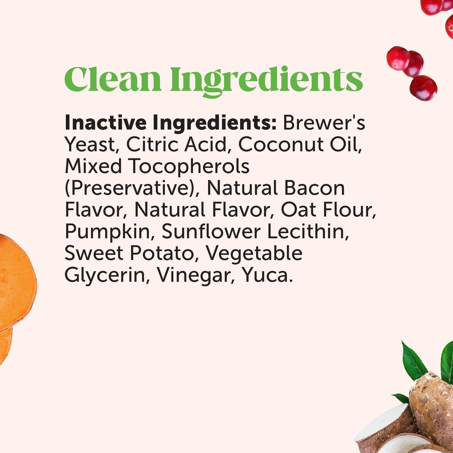 Pet Honesty Cranberry Bladder Health Supplement for Dogs - Supports Urinary Tract, Bladder, & Kidney Health - Bacon Flavor - Active Cranberry & D-Mannose Ingredients