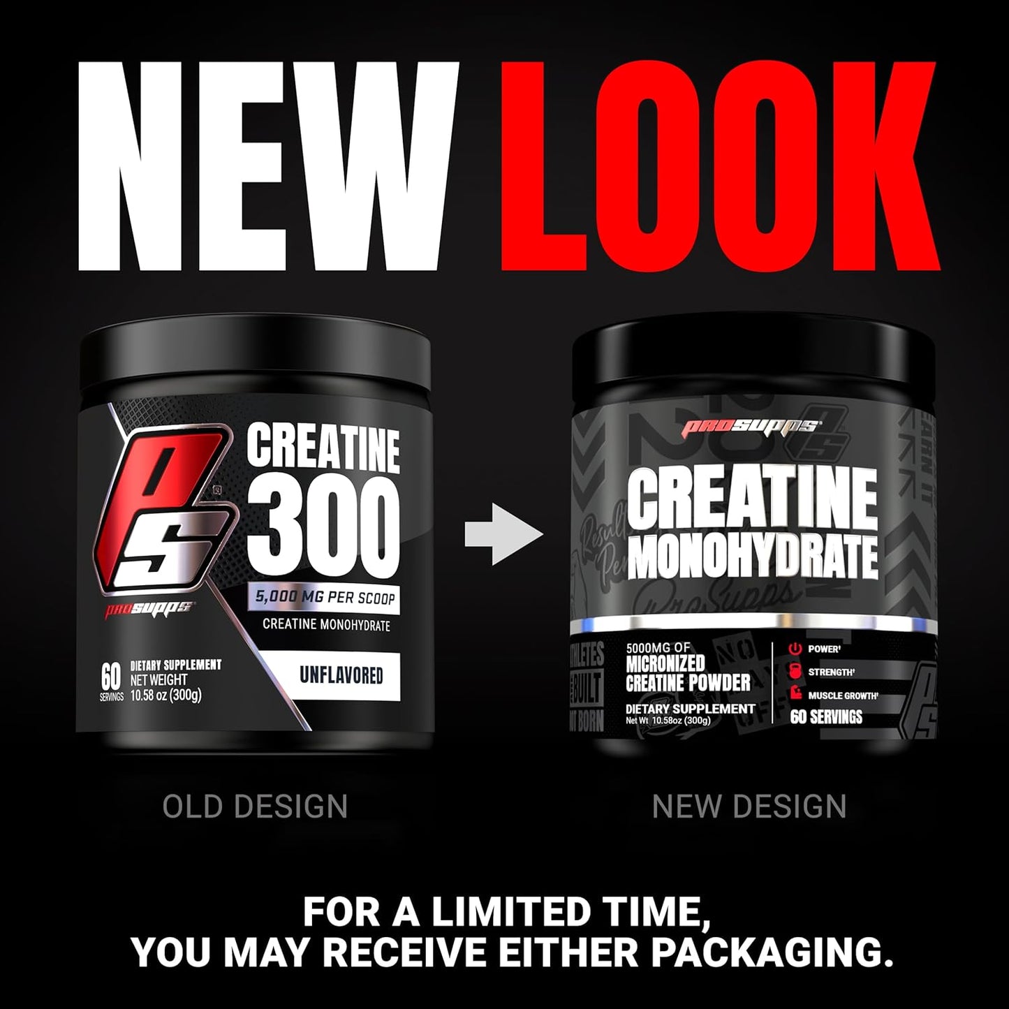 Pharmaceutical Grade Micronized Creatine Monohydrate Powder for Muscle Growth - 5,000mg, 60 Servings