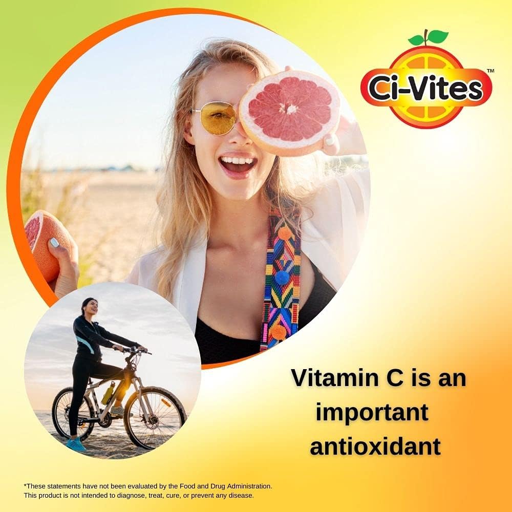 Pharmatech Ci-Vites High Potency Vitamin C 1000mg Supplements for Immune Support - Antioxidant, Sugar Free, 100 Tablets, Made in USA