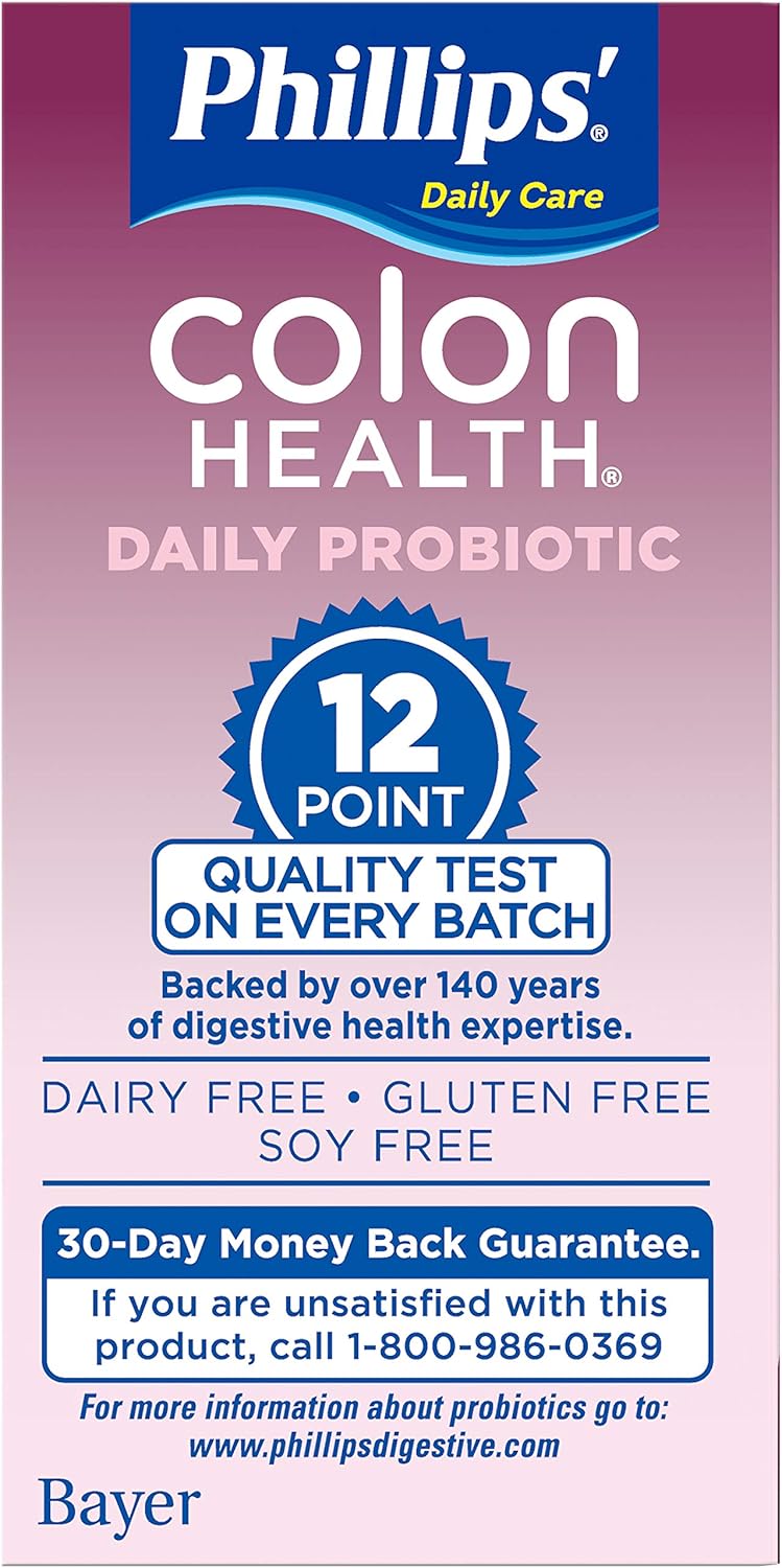 Phillips Colon Health Probiotic Supplement 6-Pack - 30 Capsules Each