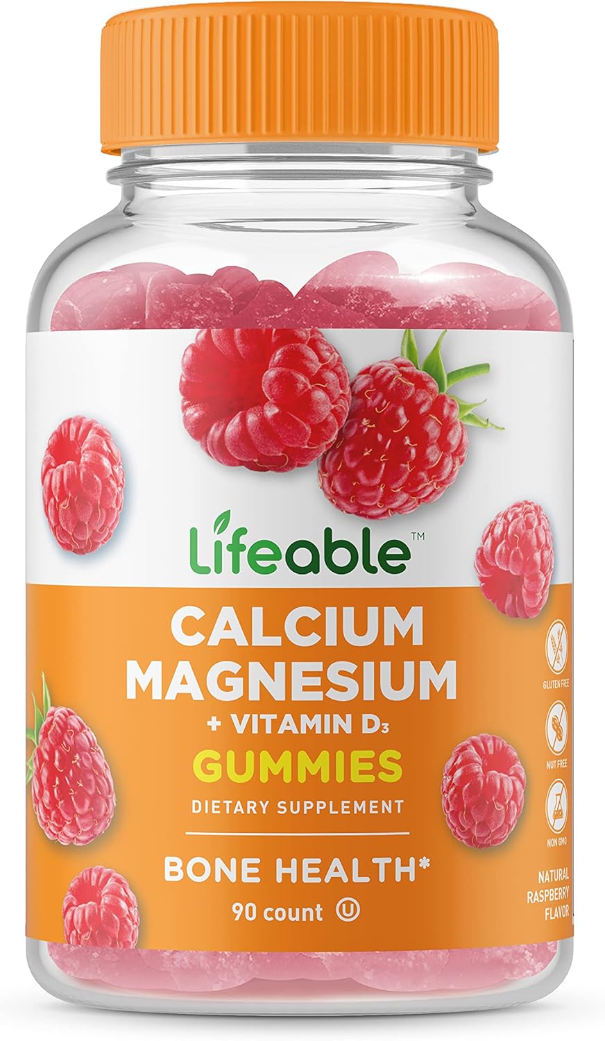 Phosphatidylserine (PS) + Calcium Magnesium Gummies Bundle - Tasty Vitamin Supplement, Gluten-Free & GMO-Free Chewables