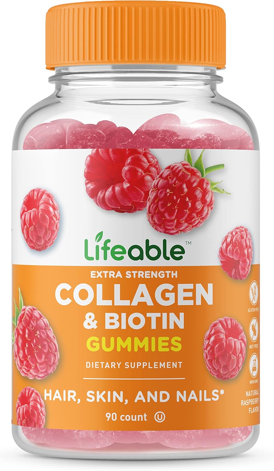Phosphatidylserine (PS) + Collagen & Biotin Gummies Bundle - Tasty Vitamin Supplement, Gluten & GMO Free