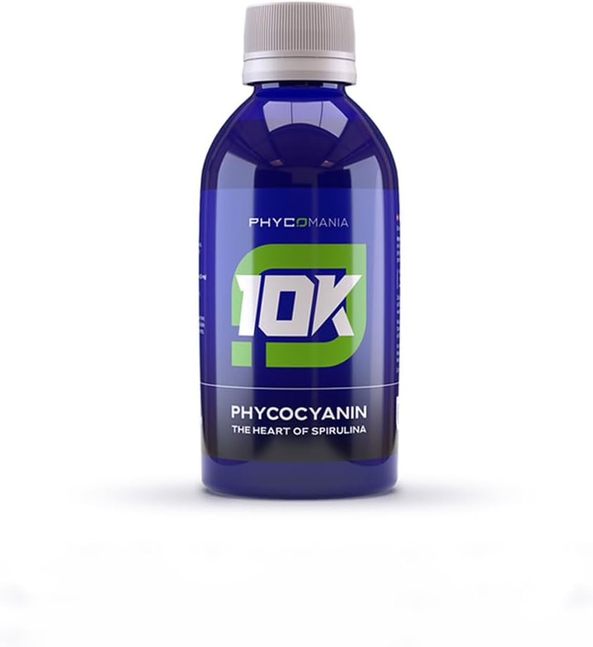 Phycocyanin Life Source 10K: Natural Detox & Vegan Protein Supplement, Rich in Nutrients & Antioxidants - 250ml
