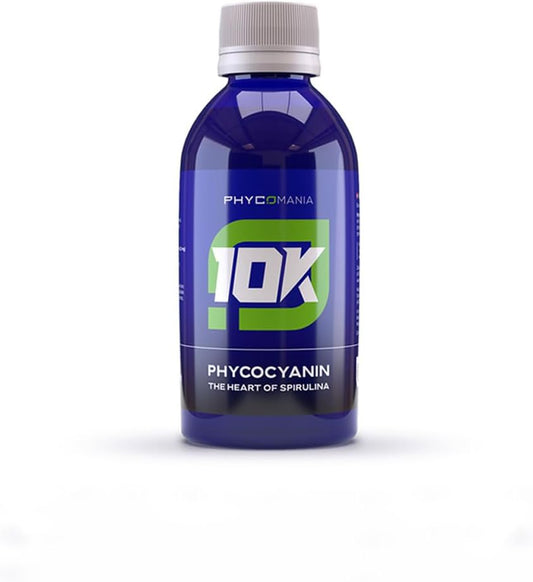 Phycocyanin Life Source 10K: Natural Detox & Vegan Protein Supplement, Rich in Nutrients & Antioxidants - 250ml