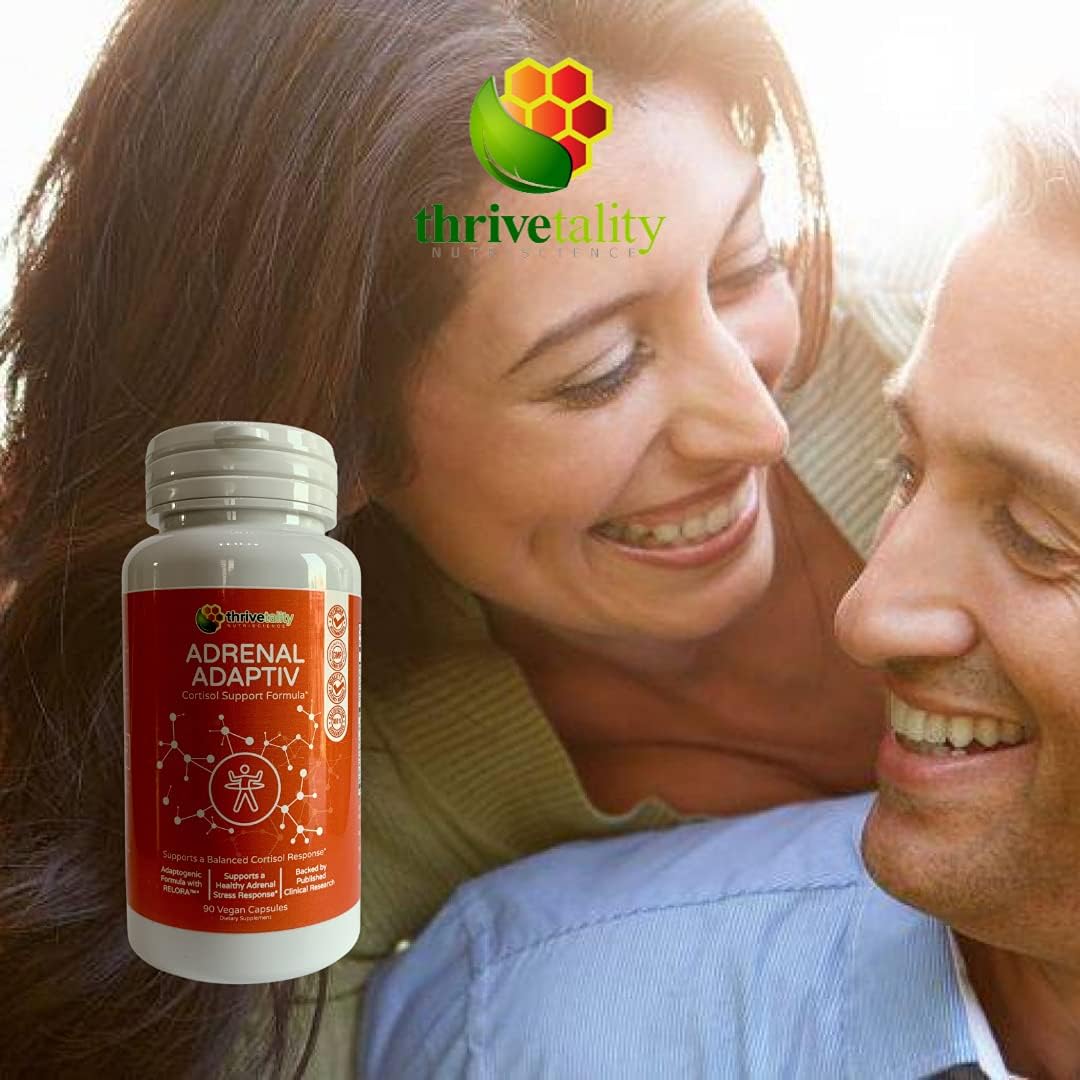 Physician Formulated Adrenal Support Formula with Adaptogen Blend - Thrivetality Nutriscience Cortisol Support