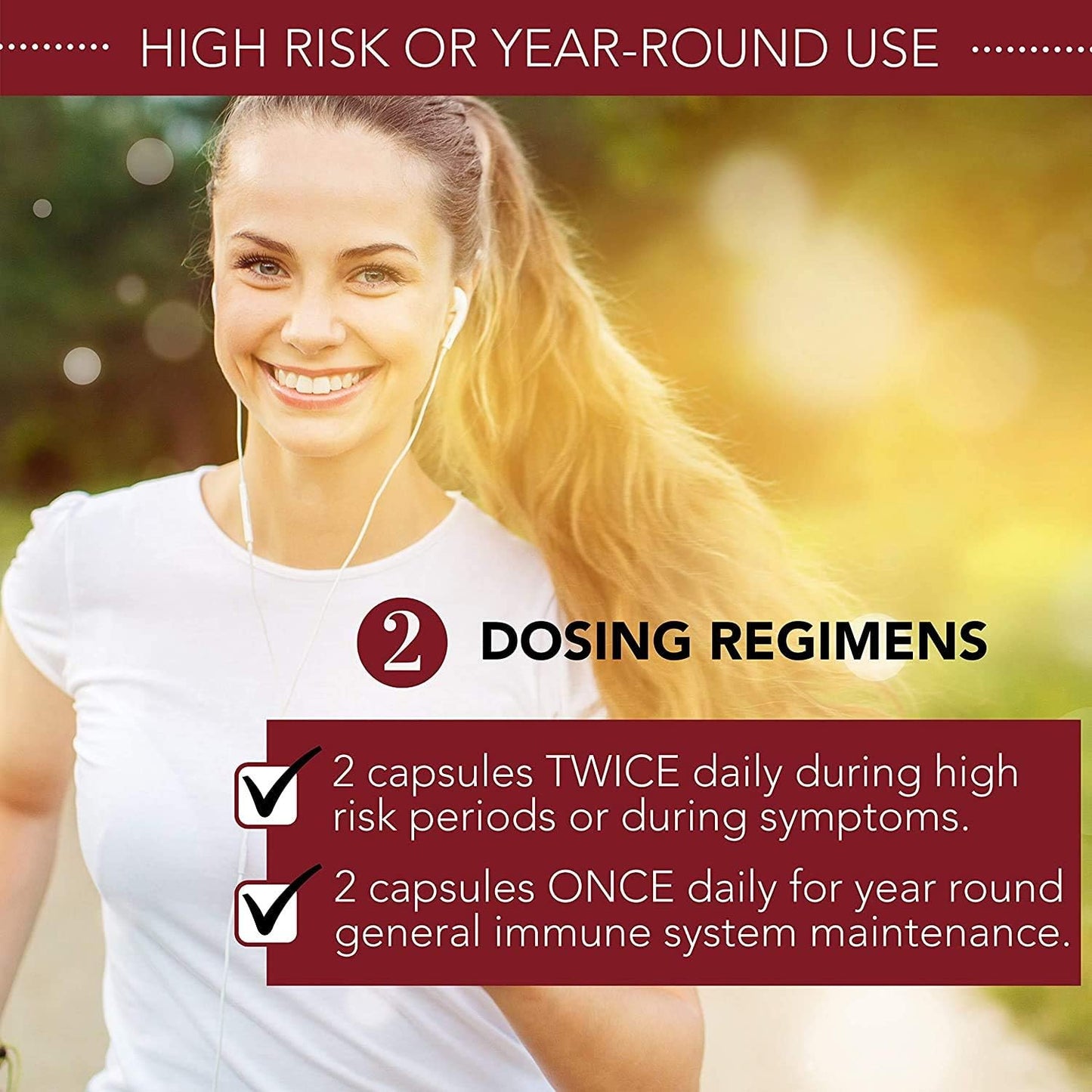 Physician Formulated Immune Support Supplement with Elderberry, Zinc, Vitamin C, D, Garlic, Echinacea | Immunity Vitamins - 120 Capsules