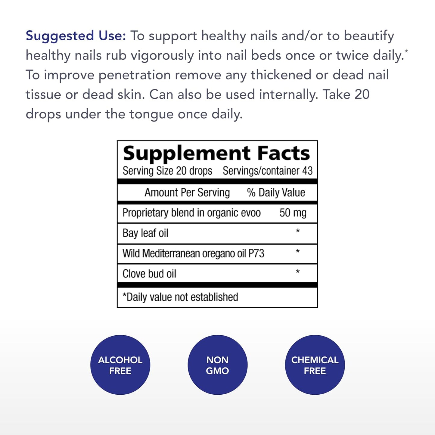 Physician's Strength Nail-EX Liquid - 1 fl oz - Promotes Healthy Nails & Skin - Toenail & Fingernail Support - 43 Servings