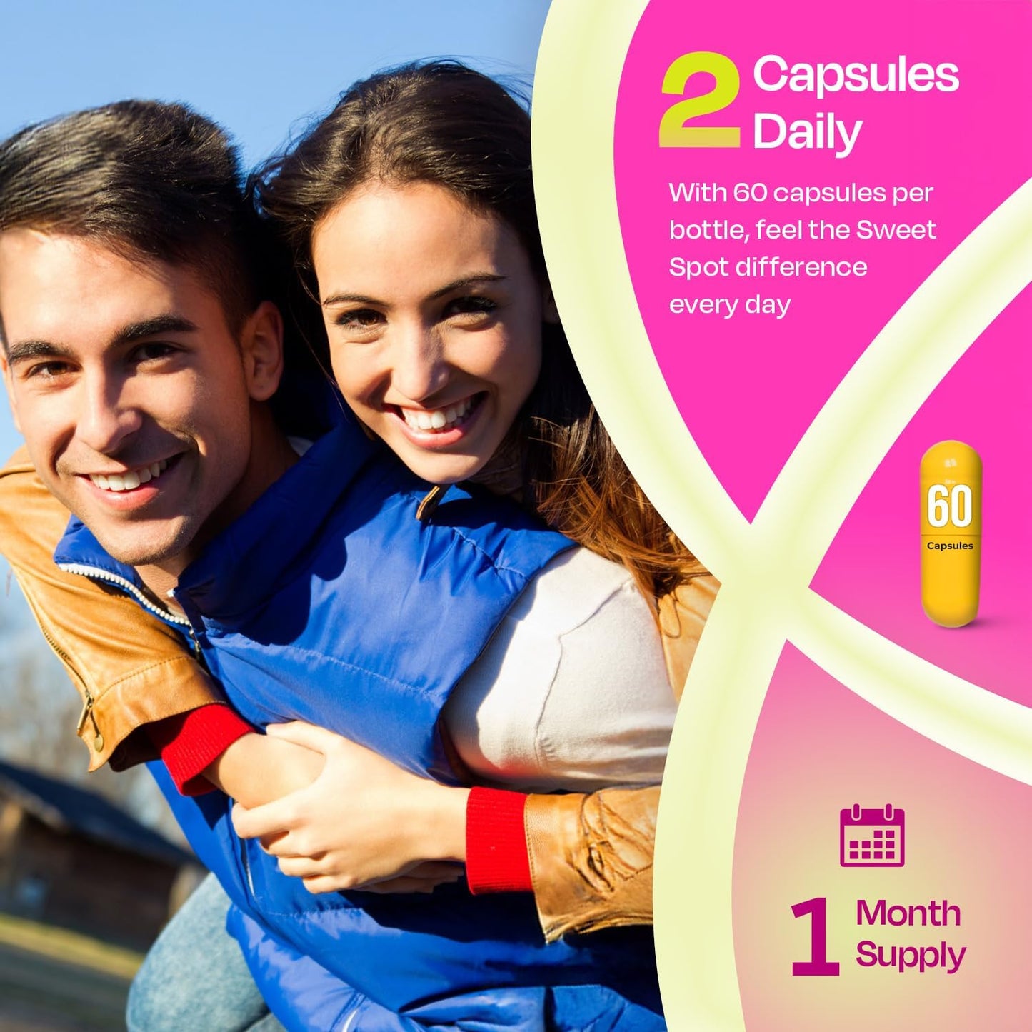 Pineapple Extract Vaginal Probiotics - Freshens Taste & Supports Vaginal Health - Natural pH Balance - 60 Capsules, Made in USA