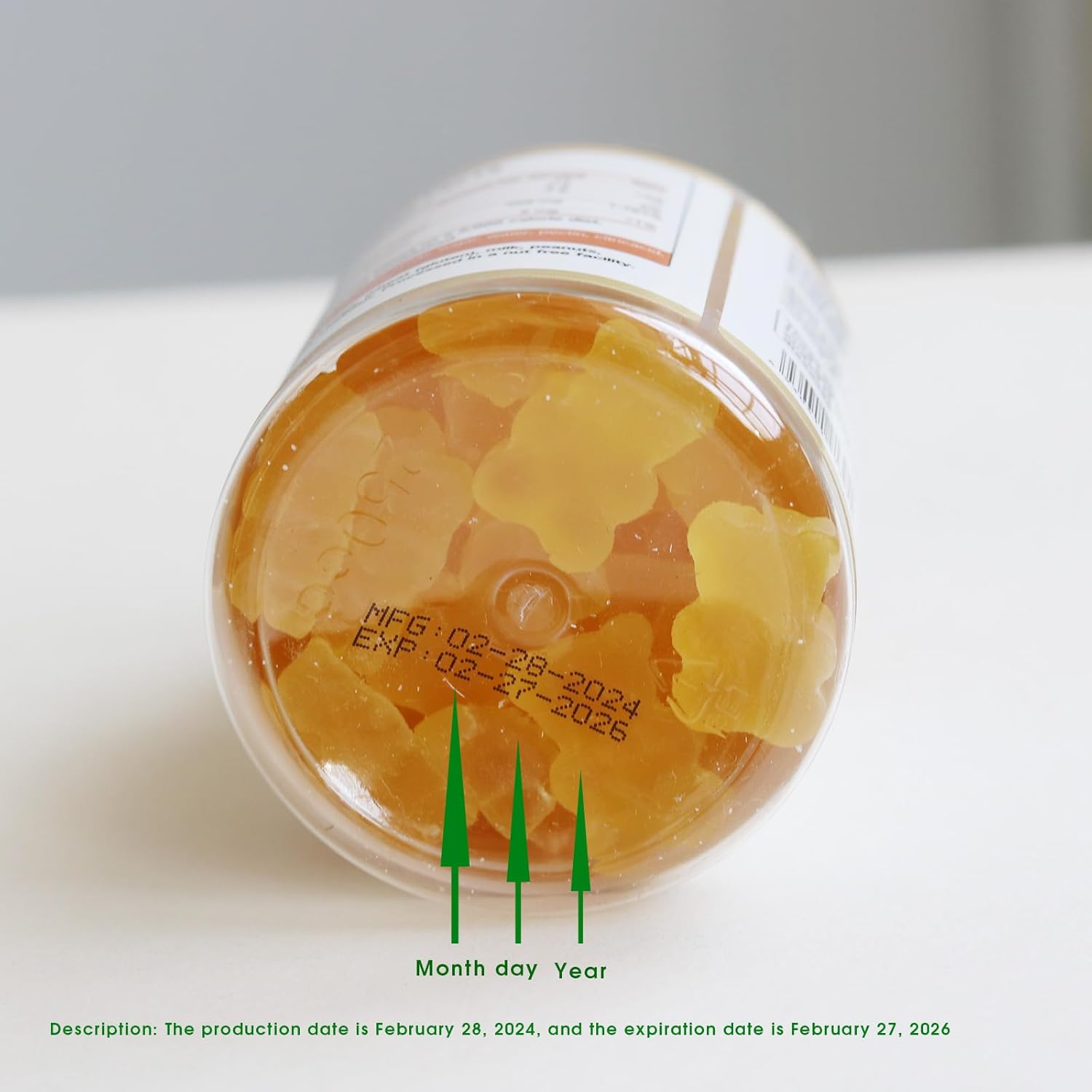 Pineapple Flavored Vitamin E Gummies - 268mg Antioxidant Supplements for Immune Health, Adults, Men, Women - 60 Count