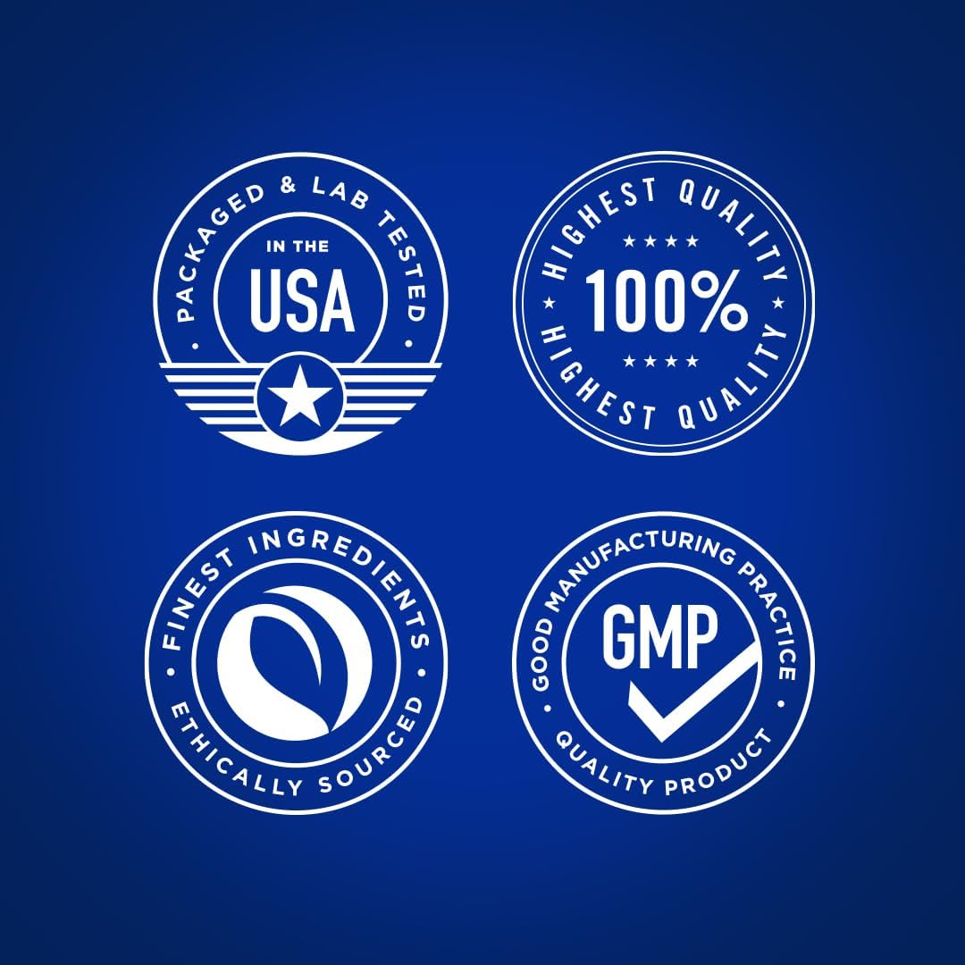 Piping Rock Pantothenic Acid 500mg Capsules - 180 Count B Vitamin Supplement, Non-GMO & Gluten Free