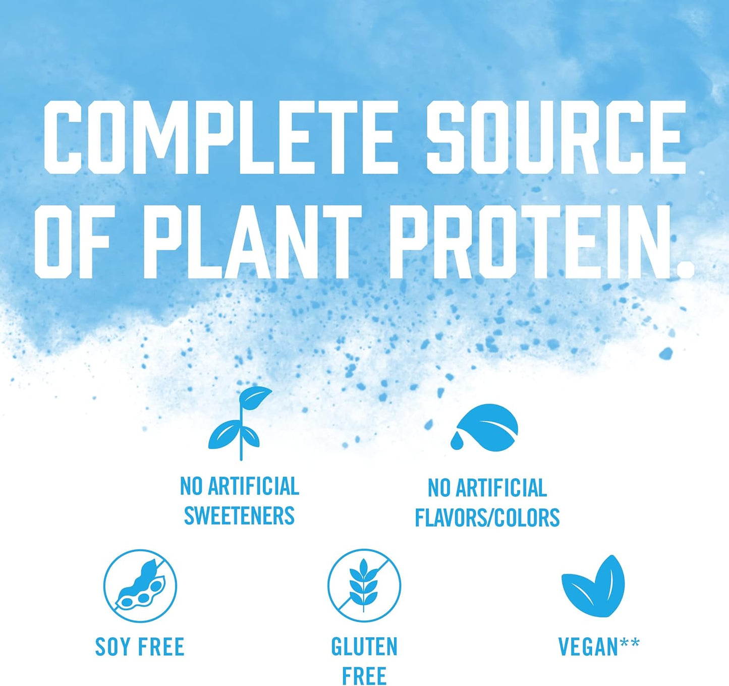 Plant-Based BioSteel Vegan Protein Powder in Vanilla Flavor - NSF Certified for Sport, 1.8 lbs, 22g Protein per Serving - Brown Rice, Pea, & Pumpkin Seed Protein Powder - 25 Servings of Premium Plant Protein