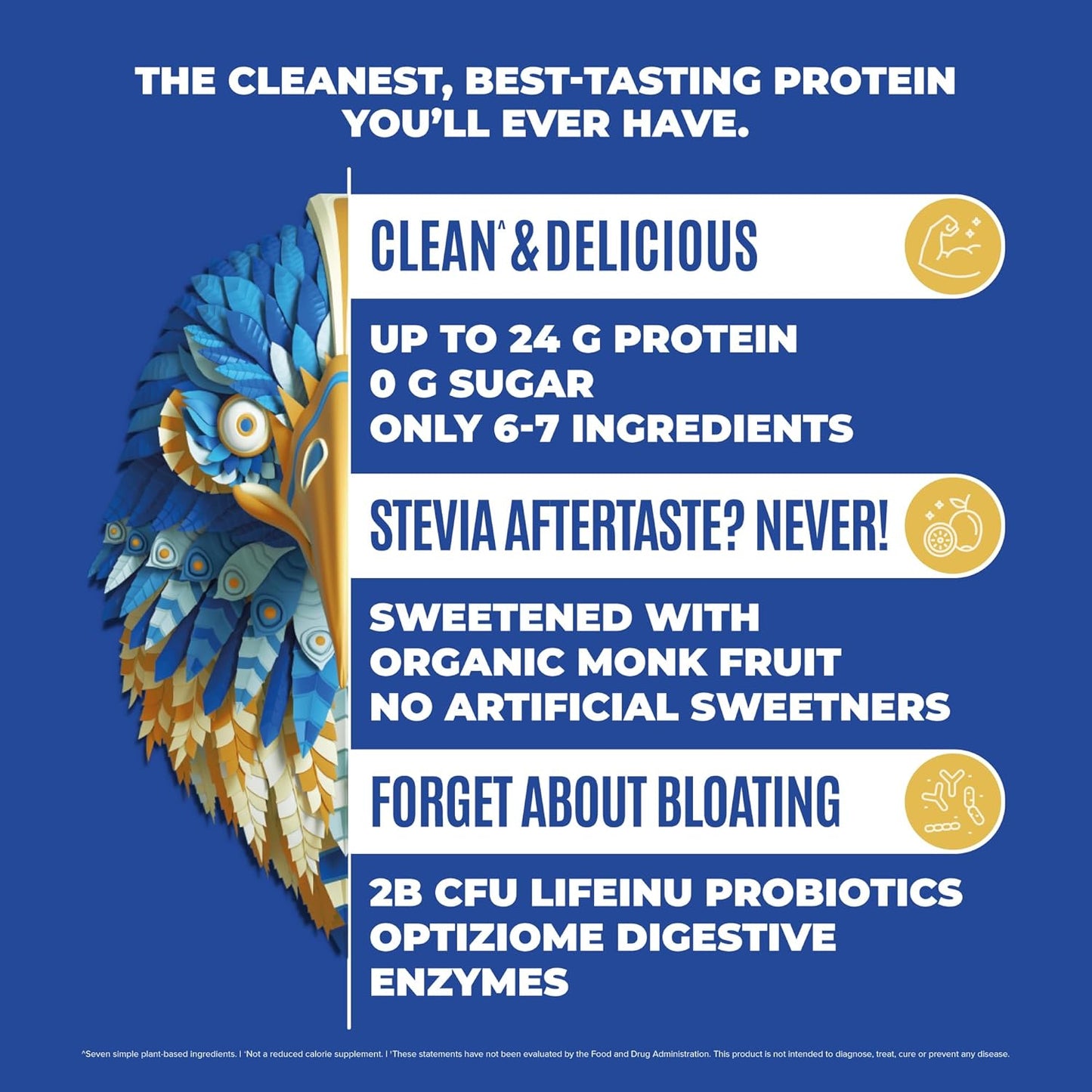 Plant-Based BIRDMAN Falcon Vegan Protein Powder Combo Pack - Organic, Stevia & Sugar Free, Low Carb, Dairy Free, Keto-Friendly - Vanilla & Chocolate Flavors, 20 Servings Each