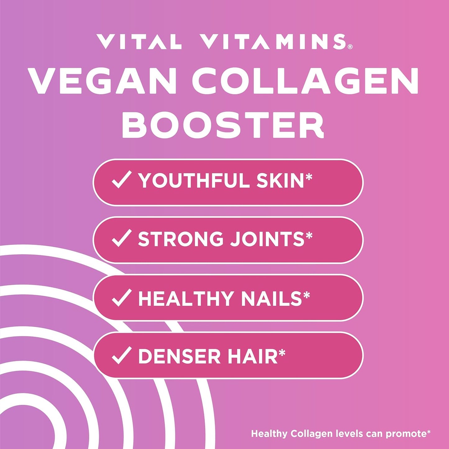 Plant-Based Collagen Support with Magnesium for Vegans - Capsules for Boosting Collagen Production
