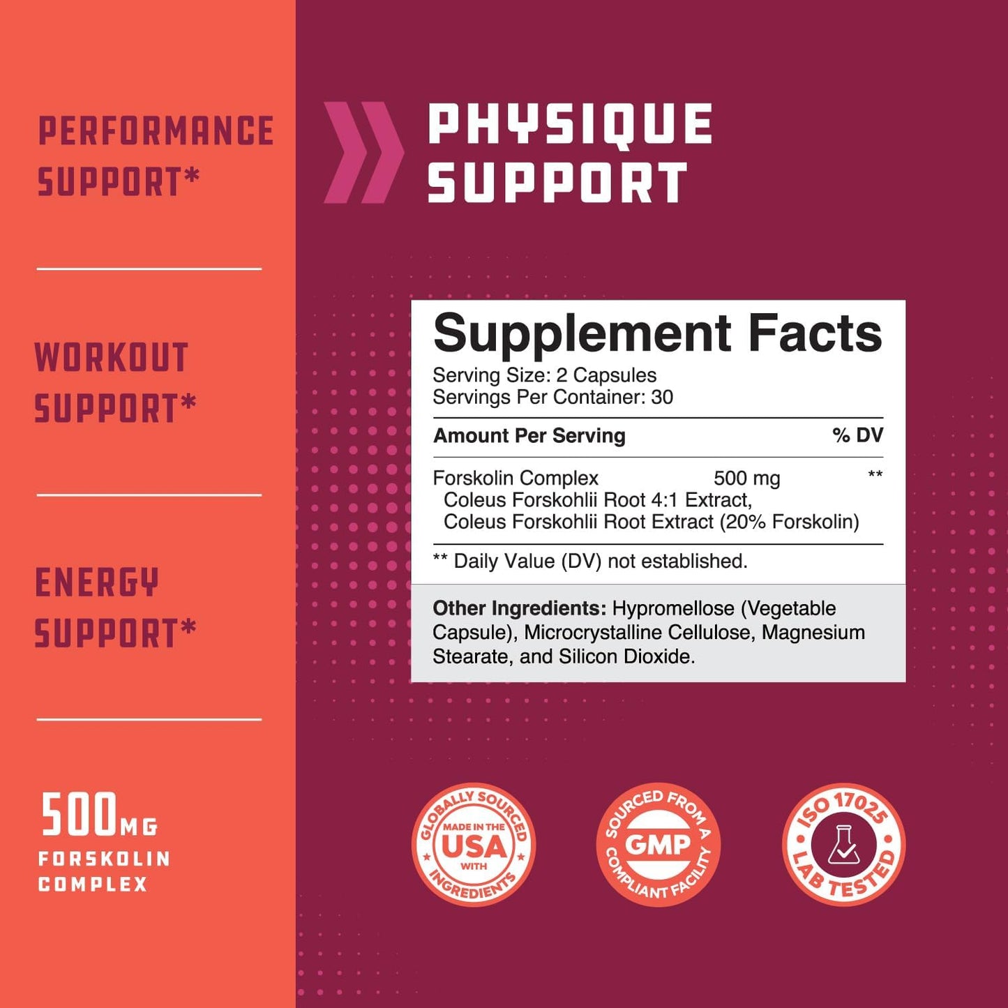 Plant-Based Energy Bundle: Pure Forskolin Extract & Horny Goat Weed Complex for Enhanced Stamina & Energy in Adults