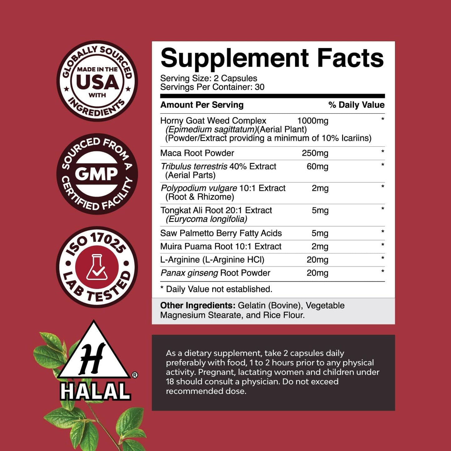 Plant-Based Energy Bundle: Pure Forskolin Extract & Horny Goat Weed Complex for Enhanced Stamina & Energy in Adults