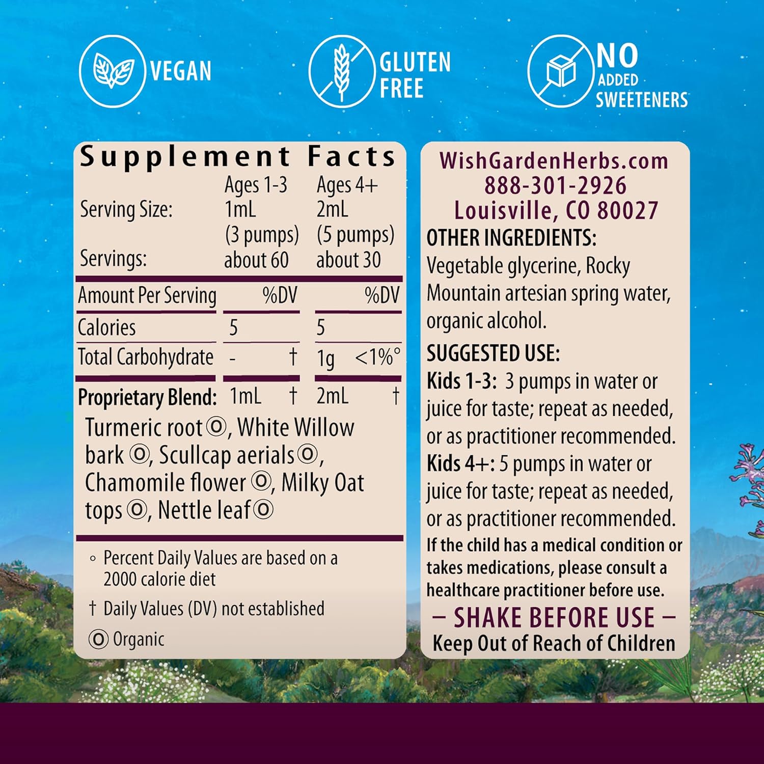 Plant-Based Herbal Supplement Soothes Kids' Growing Pains - 2oz - BoostGo Australia