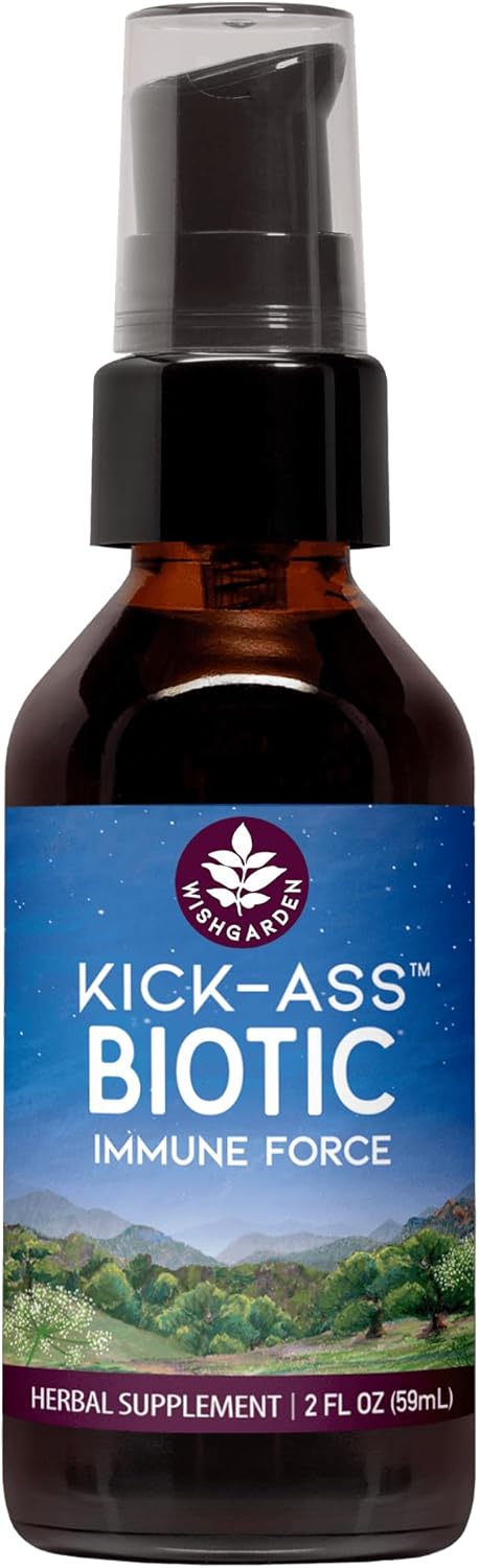 Plant-Based Immune Support Formula with Usnea, Hops, Echinacea & Goldenseal - 2oz