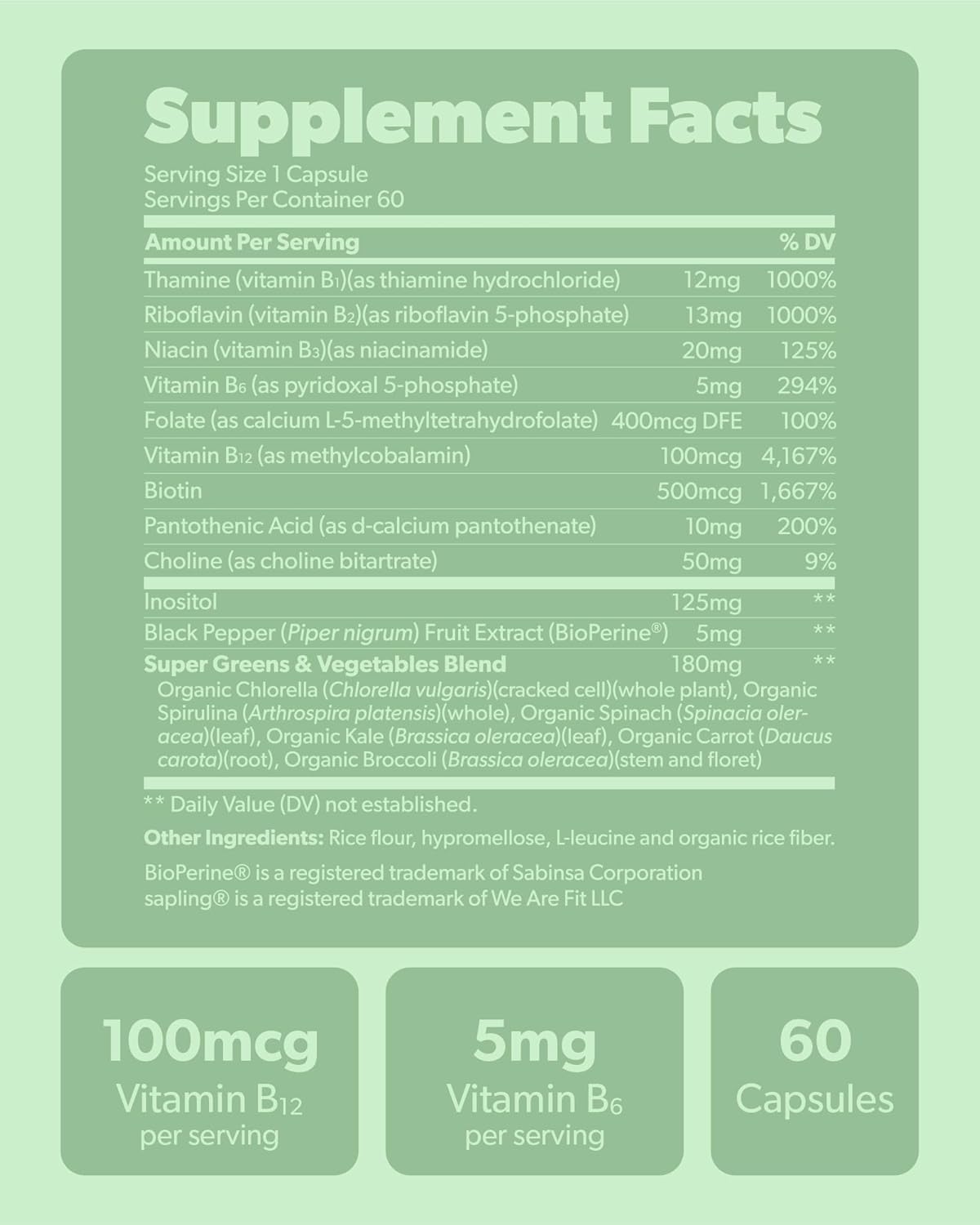 Plant-Based Omega 3 & B Vitamin Complex Bundle - Vegan DHA & EPA Fatty Acids, Essential B Vitamins with Whole Food Blend - 180 Softgels