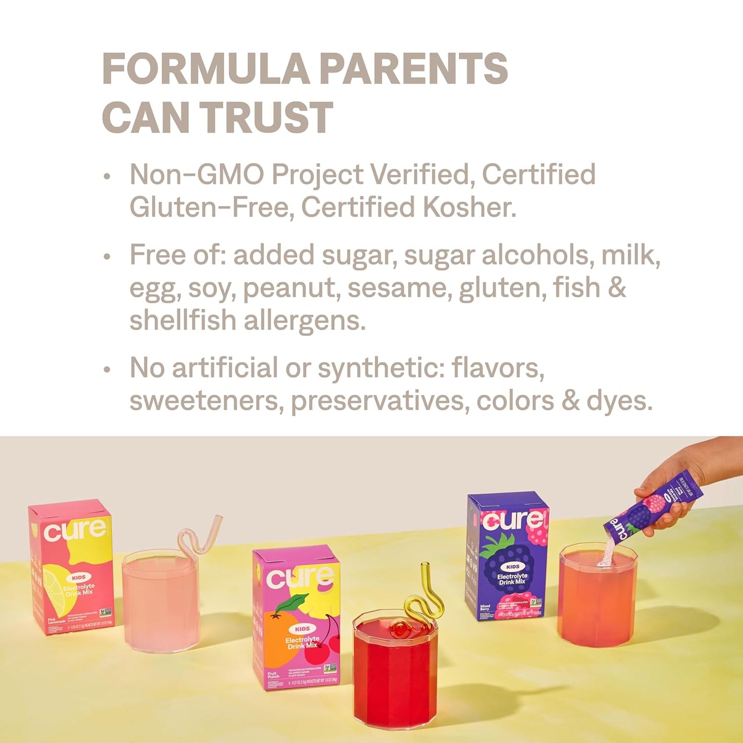 Plant-Based Pediatrician Formulated Kids Electrolyte Drink Mix Bundle - Pink Lemonade, Mixed Berry, Fruit Punch - No Added Sugar, Non-GMO, Gluten-Free - BoostGo Australia