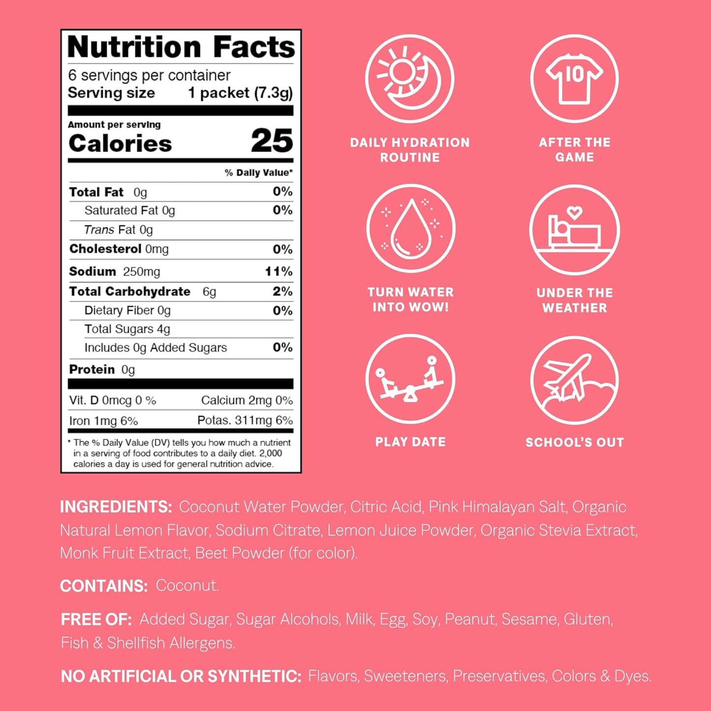 Plant-Based Pediatrician Formulated Kids Electrolyte Drink Mix Bundle - Pink Lemonade, Mixed Berry, Fruit Punch - No Added Sugar, Non-GMO, Gluten-Free - BoostGo Australia